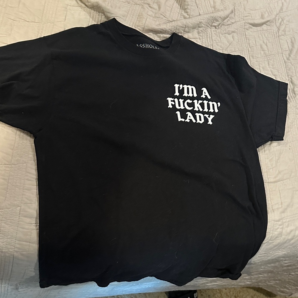 Assholes live forever Black Graphic T-Shirt